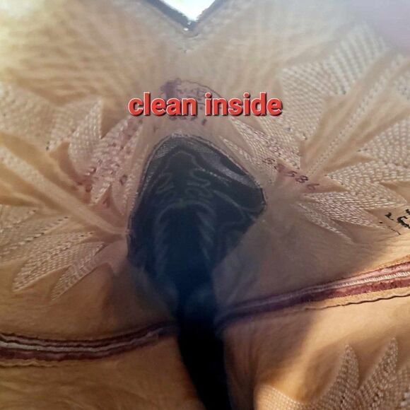 JUSTIN STYLE BOOTS Size 7 Color Brown.Used - Picture 8 of 10